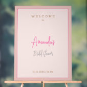 Minimalistische Moderne Cute Bruiloftsborrel  Acryl Bord (Neutraal)