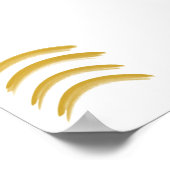 Minimalistische moderne decoratieve muurkunst prin poster (Hoek)