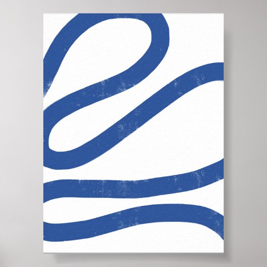 Minimalistische moderne decoratieve muurprint poster (Voorkant)