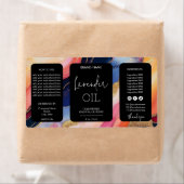 Minimalistische moderne druppelfles Productlabels Etiket (Insitu)