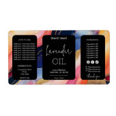 Minimalistische moderne druppelfles Productlabels Etiket (Voorkant)