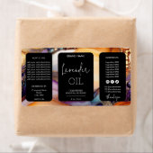 Minimalistische moderne druppelfles Productlabels Etiket (Insitu)