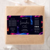 Minimalistische moderne druppelfles Productlabels Etiket (Insitu)