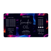 Minimalistische moderne druppelfles Productlabels Etiket (Voorkant)