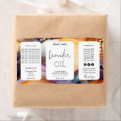 Minimalistische moderne druppelfles Productlabels Etiket (Insitu)