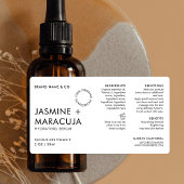 Minimalistische Moderne Eenvoudige Kosmetische Dru Etiket