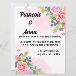 Minimalistische moderne eenvoudige weddenschappen kaart