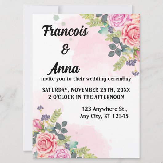 Minimalistische moderne eenvoudige weddenschappen kaart (Voorkant)