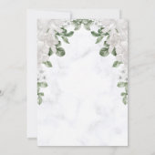 Minimalistische moderne eenvoudige weddenschappen kaart (Achterkant)