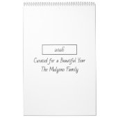 Minimalistische Moderne Elegante 2026 Agenda Kalender (Hoes)