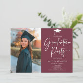 Minimalistische moderne elegante Afbeelding afstud Kaart (Staand voorkant)