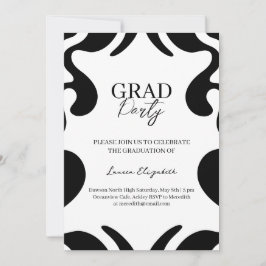 Minimalistische Moderne Elegante Foto Afstudeerfee Kaart