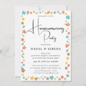 Minimalistische moderne elegante housewarming part kaart (Voorkant)