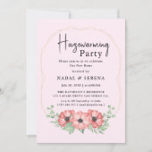 Minimalistische moderne elegante housewarming part kaart (Voorkant)