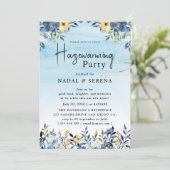 Minimalistische moderne elegante housewarming part kaart (Staand voorkant)