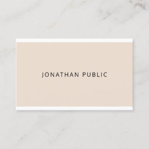 Minimalistische Moderne Elegante Kleuren Professio Visitekaartje