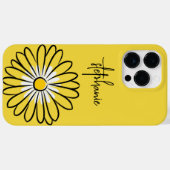 Minimalistische Moderne Elegante Madeliefjesbloem Case-Mate iPhone Case (Achterkant (horizontaal))