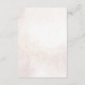 Minimalistische moderne elegante trouwdetails informatiekaartje (Achterkant)