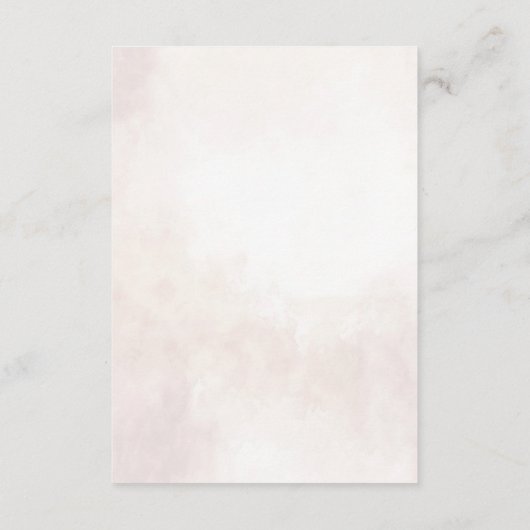 Minimalistische moderne elegante trouwdetails informatiekaartje (Achterkant)