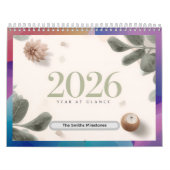 Minimalistische moderne evenementenfoto 2026 mijlp kalender (Hoes)