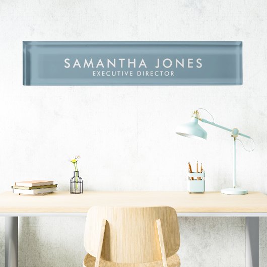 Minimalistische moderne Executive Professional Des Naambordje