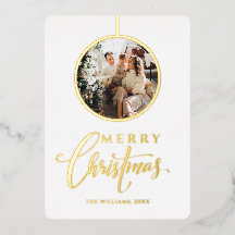 Minimalistische moderne foto gouden kerst