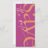 Minimalistische moderne foto magenta oranje (Voorkant)