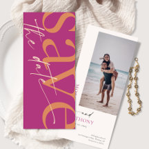 Minimalistische moderne foto magenta oranje