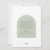 Minimalistische moderne fotocollage Vrolijk kerstf Feestdagenkaart (Achterkant)