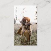 Minimalistische moderne fotografie, volledige foto visitekaartje (Voorkant)