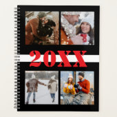 Minimalistische moderne fotokollage, piloot echtge planner (Voorkant)