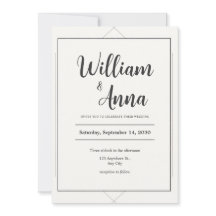 Minimalistische Moderne Geometrische Zwarte Lijst 