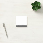 Minimalistische moderne gepersonaliseerde post die post-it® notes (Kantoor)