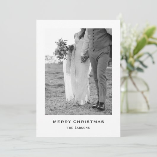 Minimalistische moderne grijze Kaart (Staand voorkant)