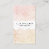 Minimalistische Moderne Grunge Visitekaartje (Voorkant)