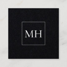 Minimalistische moderne Initialen Monogram Black K