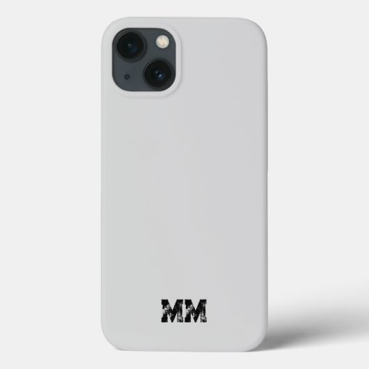 Minimalistische moderne iPhone hoesje (Achterkant)