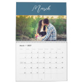 Minimalistische moderne kalender (Mar 2027)