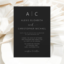 Minimalistische moderne kalligrafie bruiloft