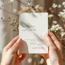 Minimalistische moderne kalligrafie zwart wit brui