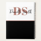 Minimalistische moderne kapper planner (Achterkant)