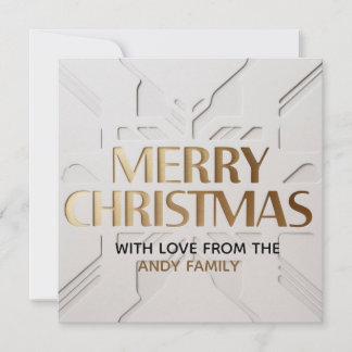 Minimalistische moderne kerstkaart kaart