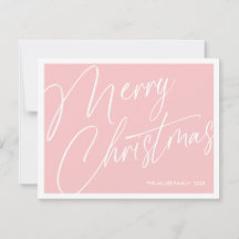 Minimalistische moderne kerstkaart – op maat