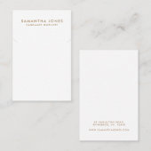 Minimalistische moderne Kettingen sieraden display Visitekaartje (Voorkant / Achterkant)