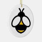 Minimalistische moderne klassieke bijenhommel keramisch ornament (Rechts)