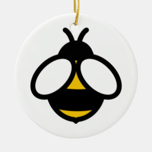Minimalistische moderne klassieke bijenhommel keramisch ornament