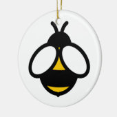 Minimalistische moderne klassieke bijenhommel keramisch ornament (Links)