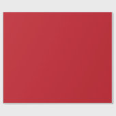 Minimalistische Moderne Klassieke Rood Cadeaupapier (Vlak)