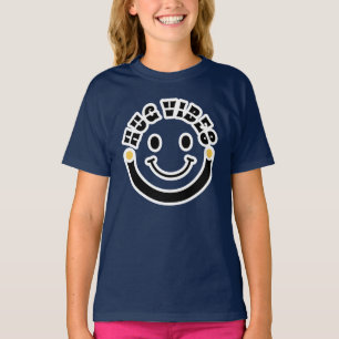 Minimalistische moderne knuffeltrillingen cirkel – t-shirt