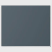 Minimalistische moderne koolstofgrijs cadeaupapier (Vlak)